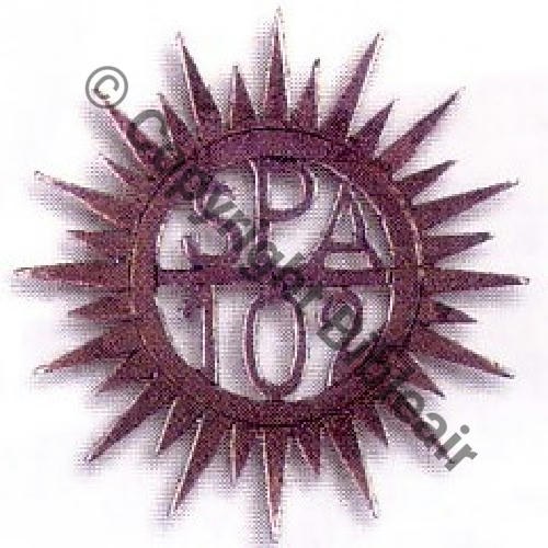 102  1917 A1240NH SPA.102 Metal decoupe Sc.BARTLETT 